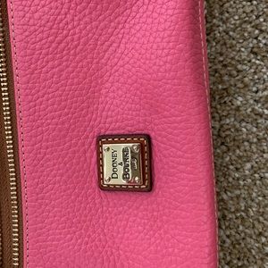 Dooney and Burke pink wristlet
